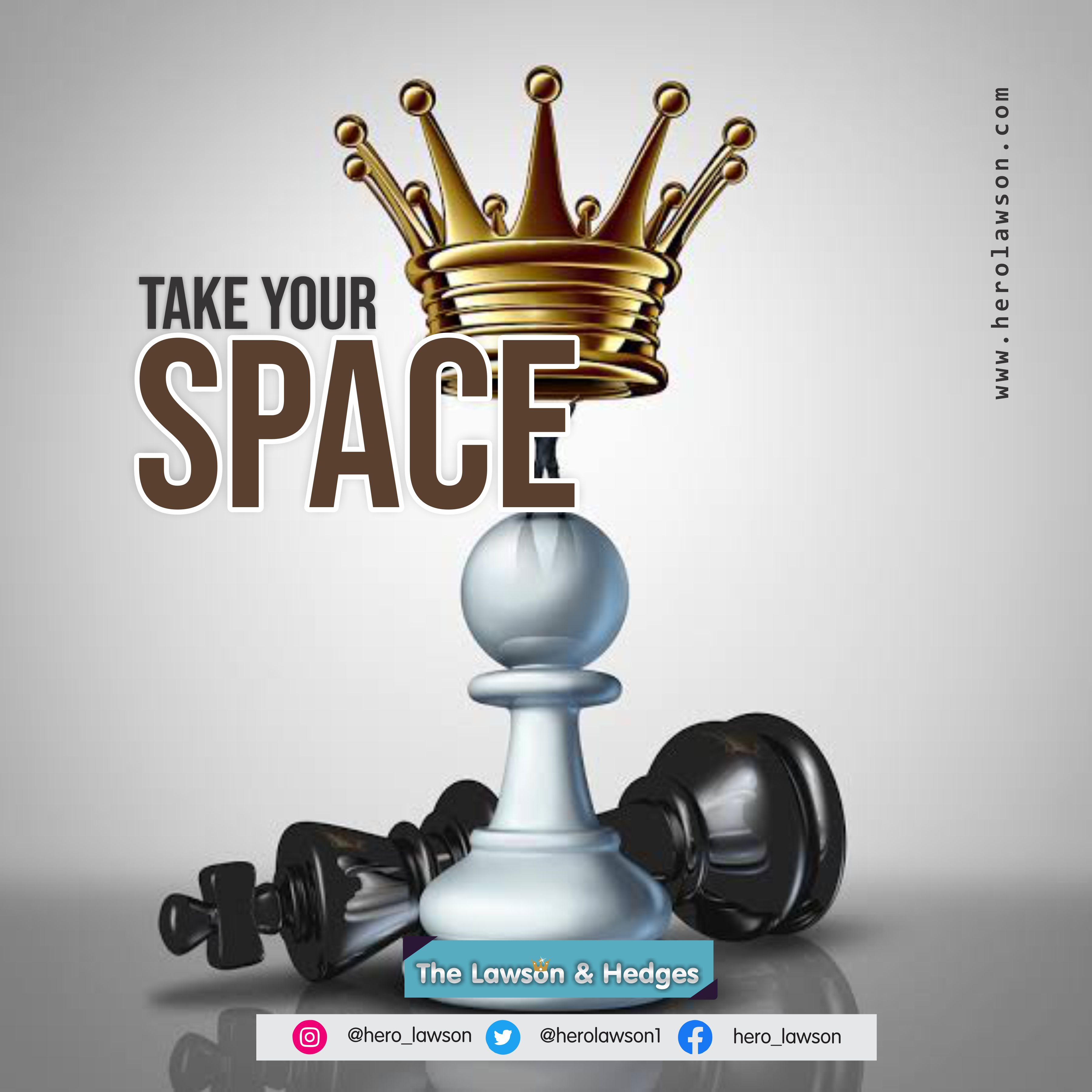 TAKE YOUR SPACE